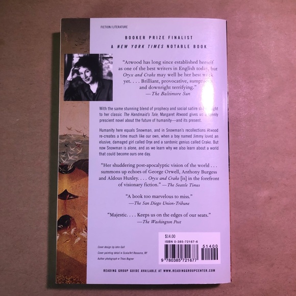 🍑 3 / 20$ 🍑 Oryx and Crake - Picture 3 of 4